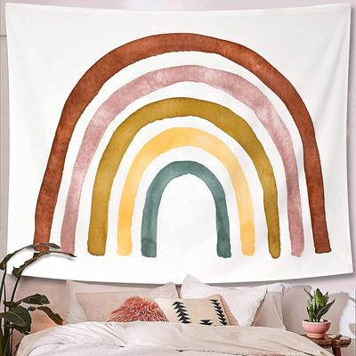 Rainbow Tapestry Wall Decoration Cloth Room Tapestry Girl Hanging Cloth Living Room Background Cloth Bedroom Furnishing Cloth