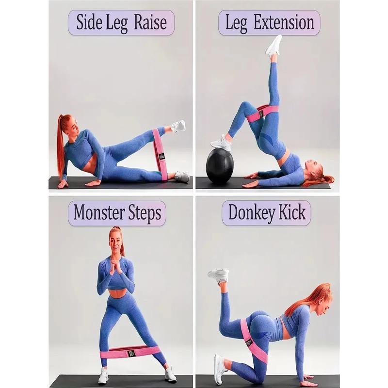 Pilates Yoga Elastic Resistance Band, Exercise Elastic Band, Specialized Fitness Equipment For Hip Exercises