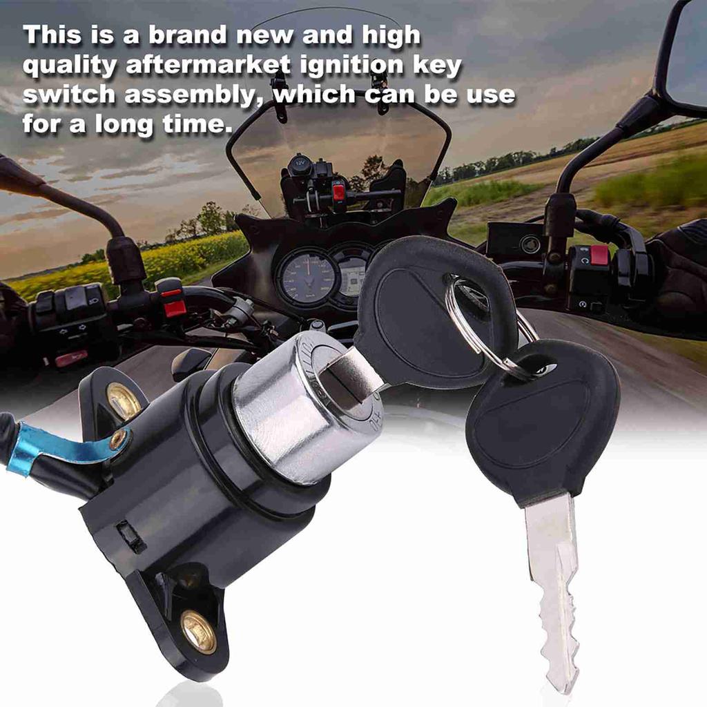 Motorcycle Ignition Key Switch Lock With Unlocked Key Fits For Honda CB CM 400 450