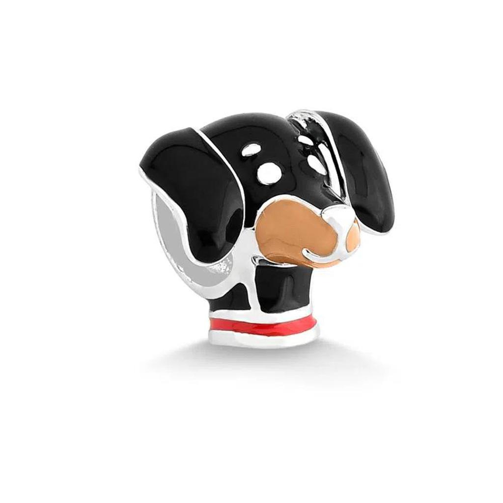Neuer Kupfer Niedlicher Pfotenabdruck Hundeknochen Anhänger Perle Kompatibel Mit Authentischen Charm-Perlen Armbändern Halsketten Schmuckzubehör