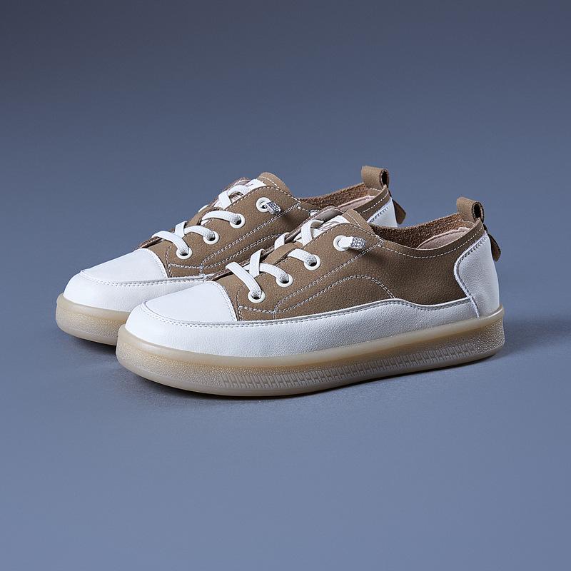 

Повседневные белые туфли-лоферы кожаные туфли на плоской подошве 41 хаки