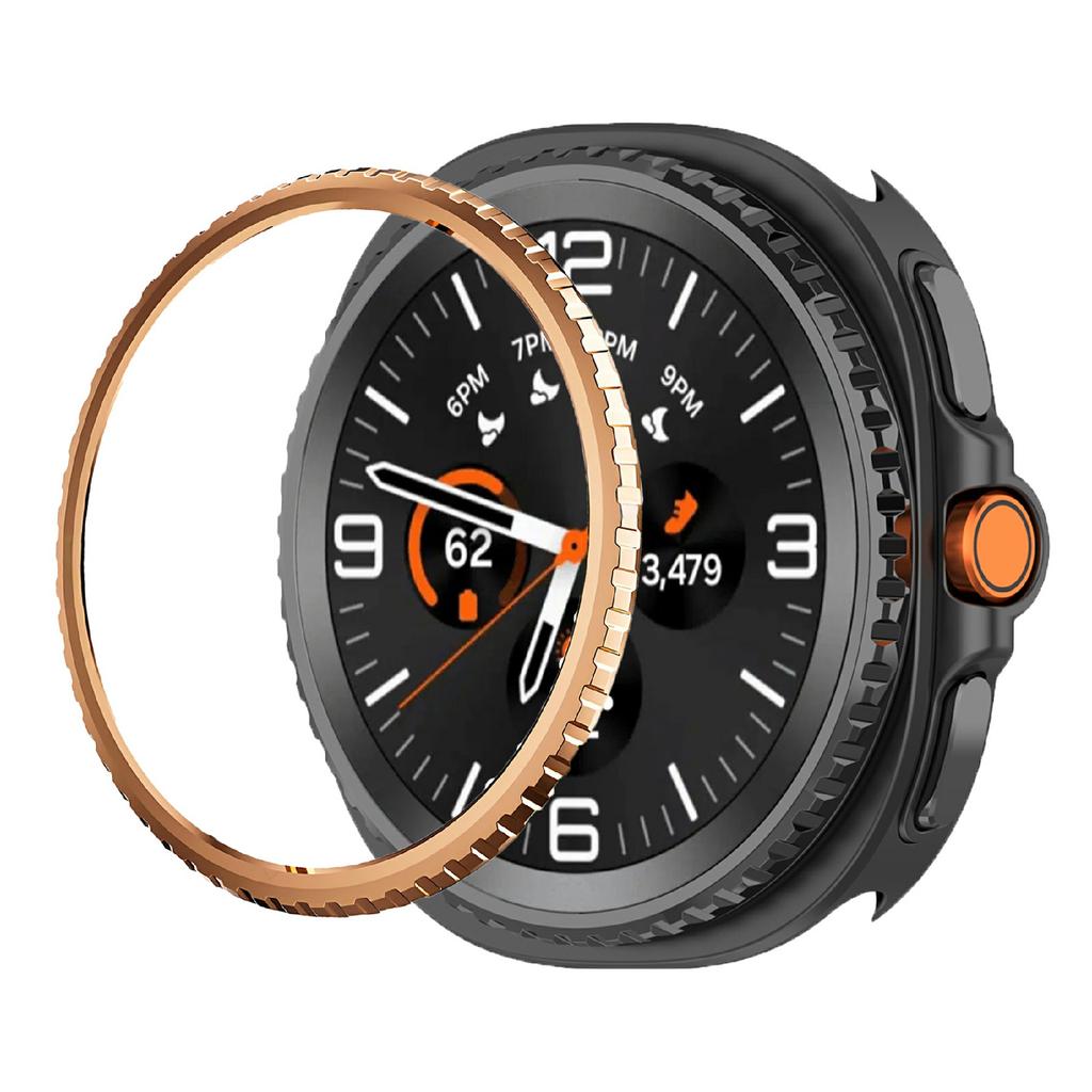 For Samsung Galaxy Watch8 Classic 46mm Watch Bezel Scratch Resistant Metal Protective Ring