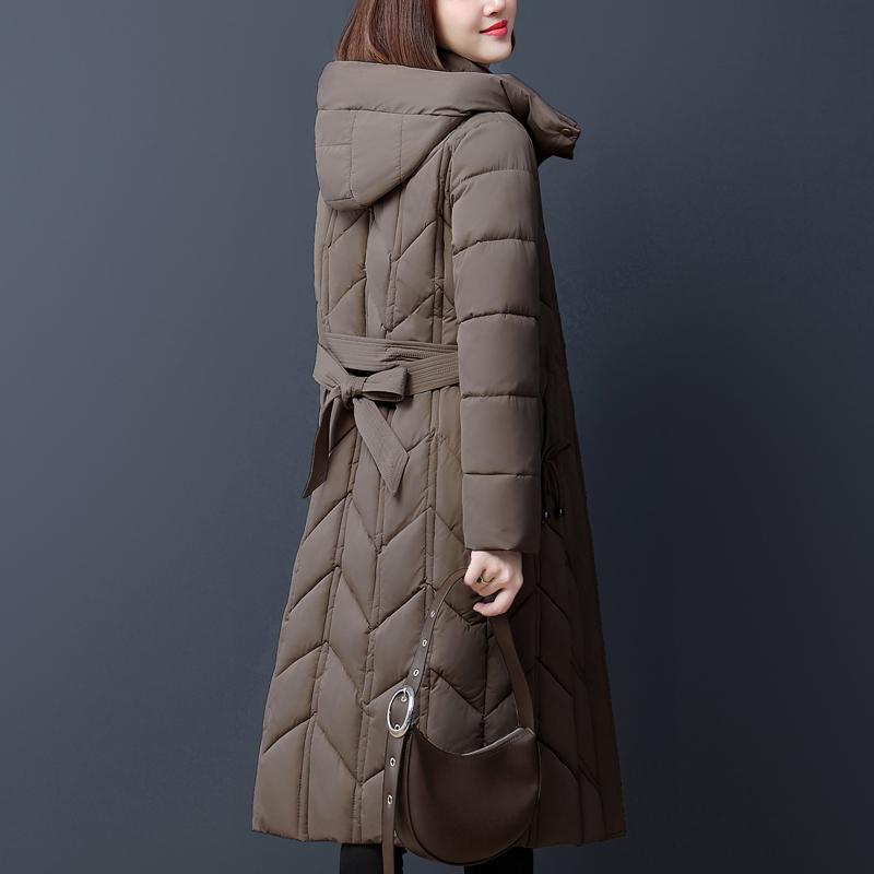 Women's Long Coats Winter Parkas Hooded Thick Warm Casual Woman Jackets