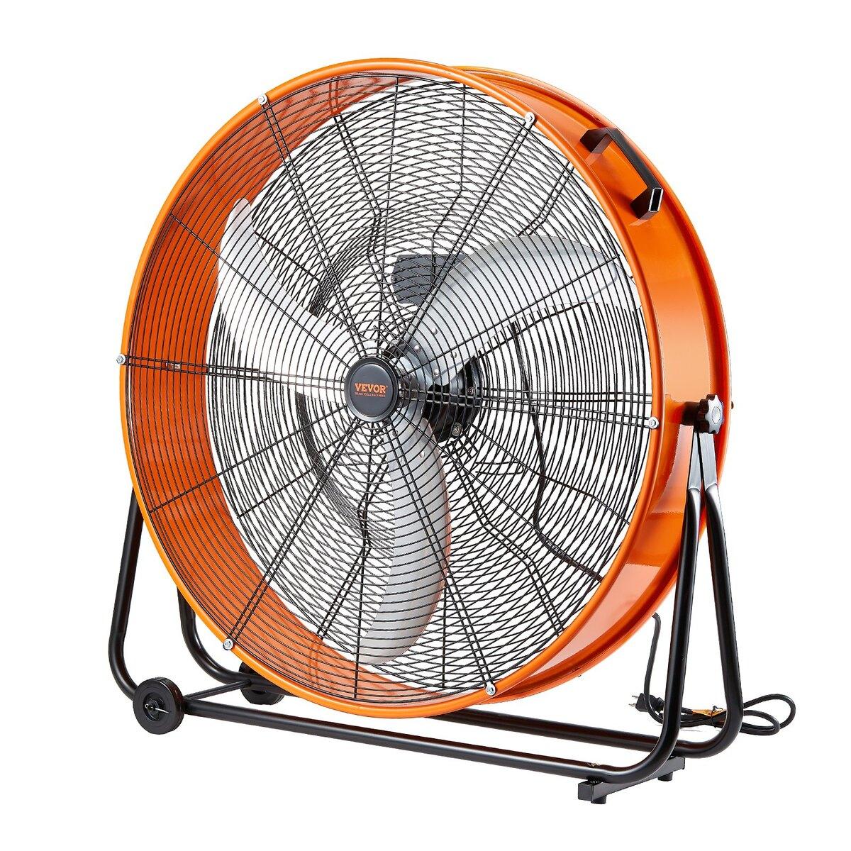 Ventilateur sur pied 30 pouces Haute vitesse Usage industriel 3 vitesses 13000CFM pour entrepôt