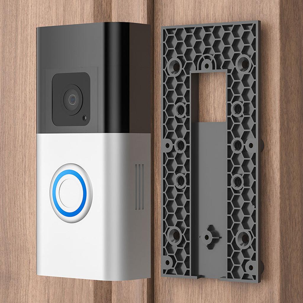 Adhesive Doorbell Mount with Video Doorbell 3 Plus 4 Battery Doorbell Plus Professional Without Drilling Installation