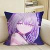 Game HSR CCastorice Square Sofa Pillow Cover Solid Color Living Room Home Decor Cushion Case