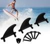 Set Of 3 Replacement Paddle Board Fin, Quick Release Detachable Stand Up Paddleboard Fin, Surfing Watershed Fin, Stand Up Paddleboard Tail Rudder