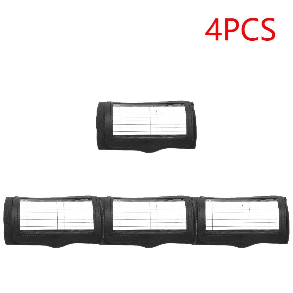 

1-10Pcs Football Play Wristbands Football Wrist Coach QB Wristband Quarterback Playbook Wristband for Soccer Baseball Softball