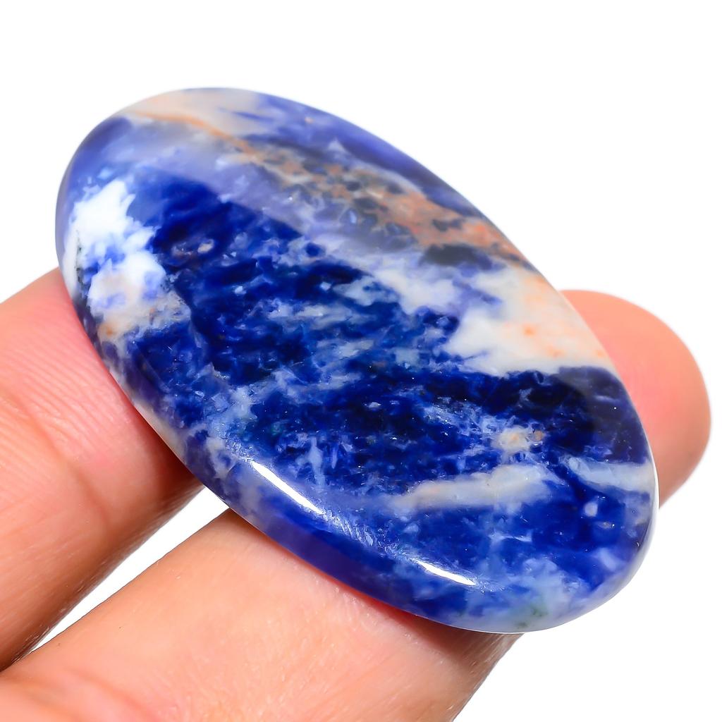 Sodalite 4.7x4.5mm Natural Cabochon Fine Loose 47.9Cts. Y1p80