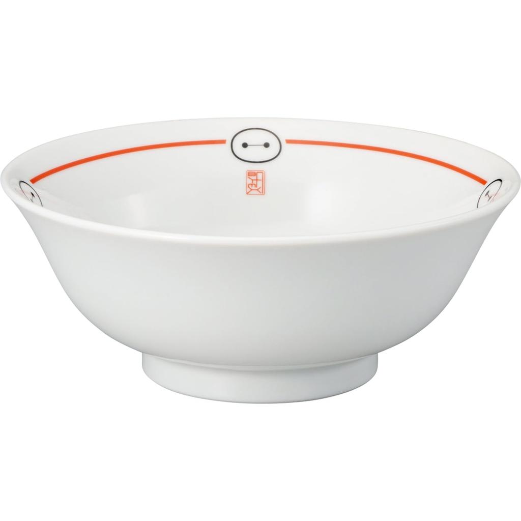 Disney Hero Ramen Rice 18 x 18 cm 810 ml Item san4518 "Big 6" Bowl, Bowl, Tableware, Approx. Diameter, Approx. Capacity, White, Number
