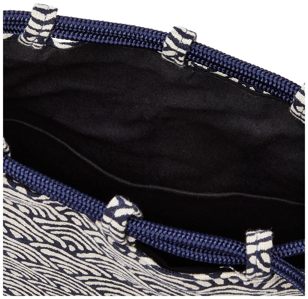 Maruzen Gusseted Shingen Seigaiha 20 x 4 x Drawstring Bag Bag, Pattern, 28cm,