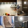 6-Pack Under Cabinet Lighting, Rechargeable Motion Sensor Puck Lights, 3Color Temps Night Light, Magnetic Stick on Lamp