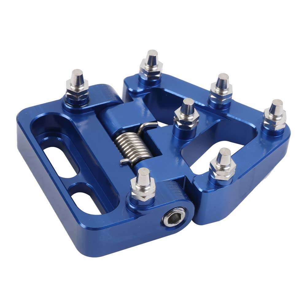 For Husqvarna 701 ENDURO 701 SUPERMOTO SM TC FC TE FE 125 250 350 450 501 Accessories Folding Rear Brake Pedal Step Tip Plate синий
