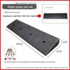 Rubber-Plastic Car Ramp: Slope Mat, Curb Edge, Uphill Climb, Triangle Speed Bump