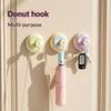 Suction Cup Hook, No Punching Hole, Hanging Clothes Hook Behind The Door, Bathroom Strong Load-Bearing, No Trace, Bathroom Cute