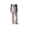 Anta Comfortable Casual Simple High-Waisted Straight Leg Sports Pants Women Pants Light-Gray 962516501-1