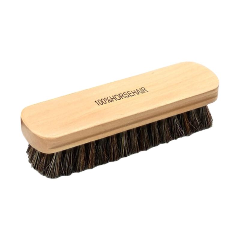 

Car Polishing Brush Horsehair Bristles Hair Brush Detailing Buffing Brush for Car Interior Seats Dashboard Roof Cleaning S