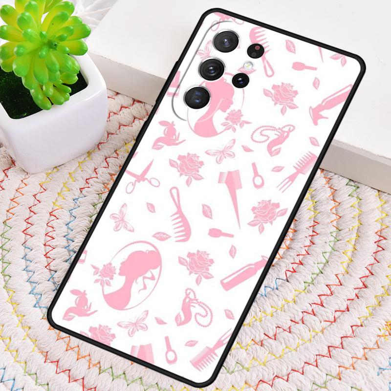 Barber Shop Hair Stylist soft Phone Case for Samsung Galaxy note 10 pro S26 Ultra S23 S24 FE S25 S21 S22 PLUS shockproof Cove