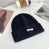 M standard knitted hat women's winter thickened warm cold hat showing face small couple versatile outdoor cold wool hat