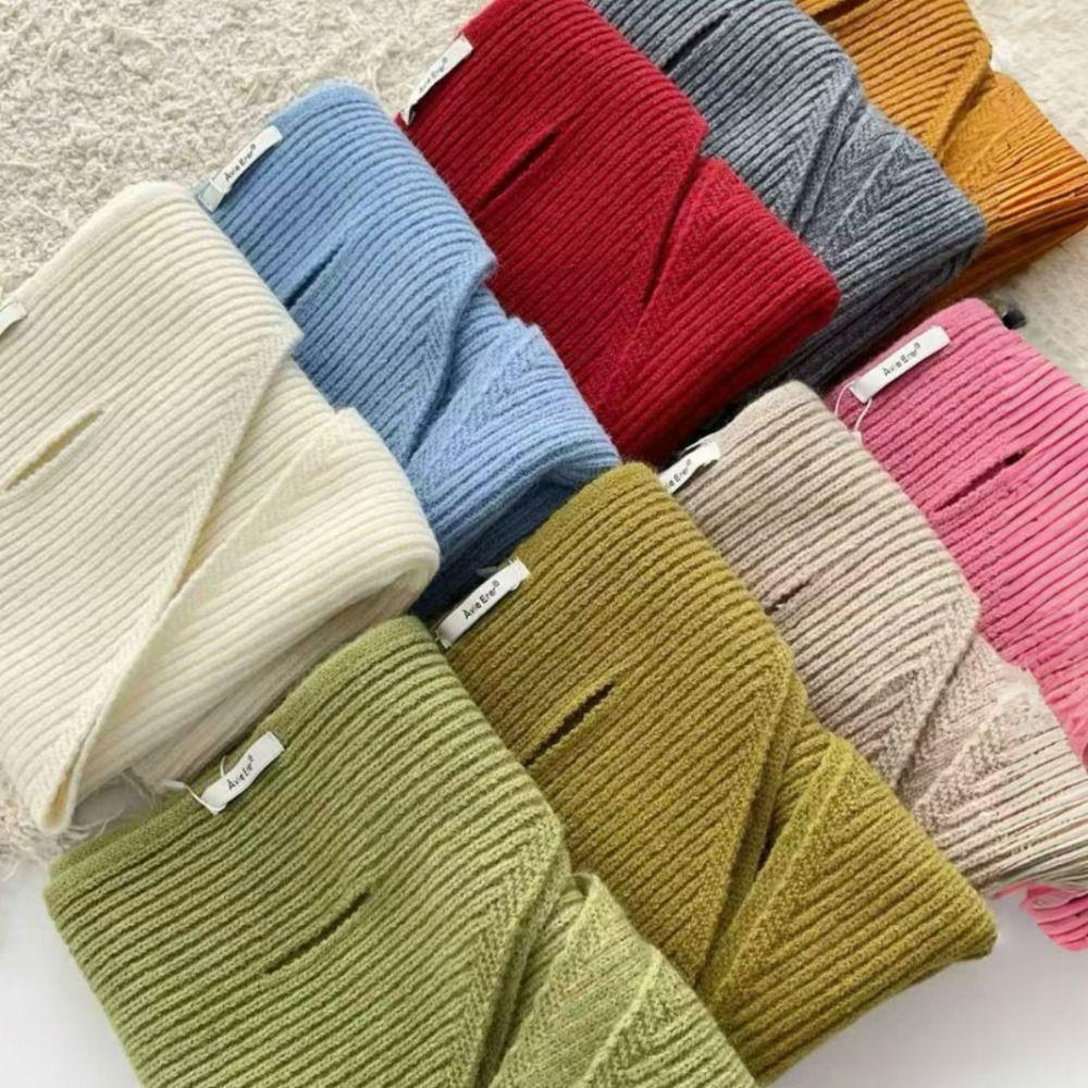 Neck Protection Triangular Scarf Solid Color Shawl Wrap Fashion Women Shawl British Style