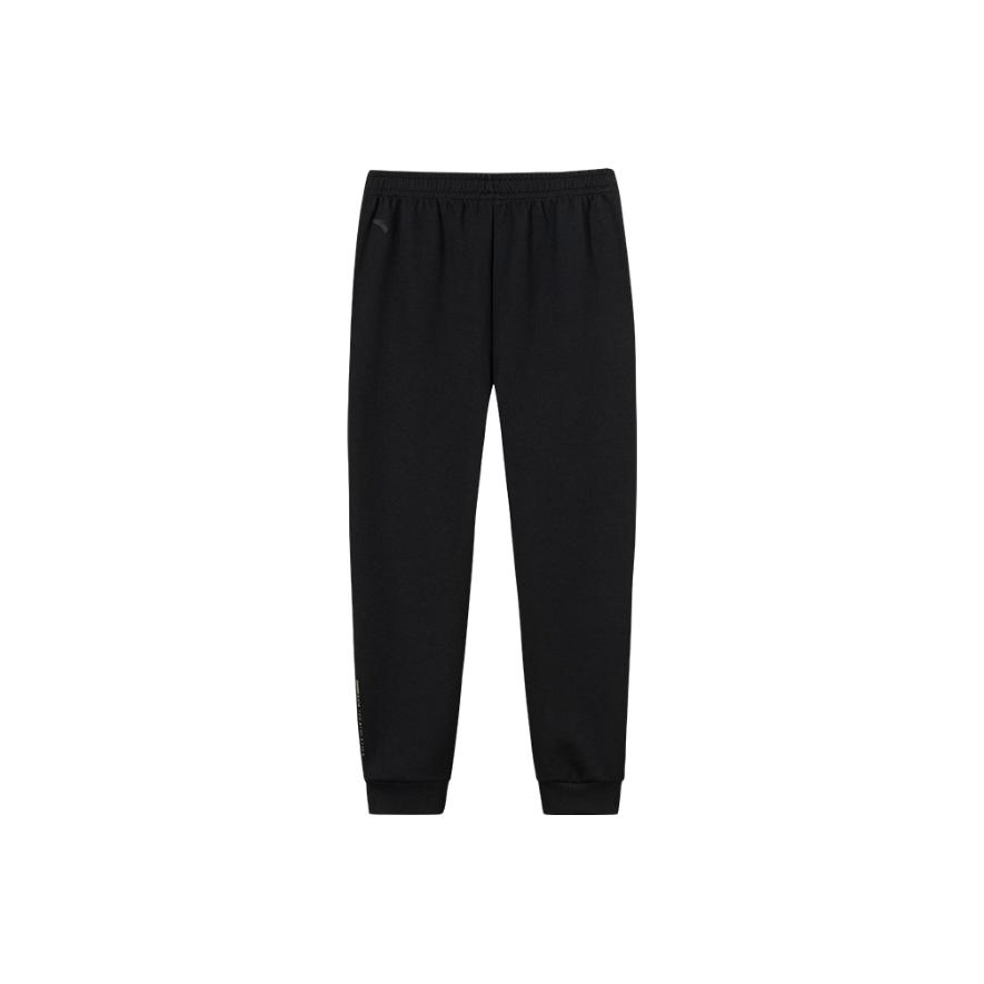 Anta Training Series Solid Color Soft Breathable Versatile Jogger Knit Sports Pants Men bottoms 152537309N-2