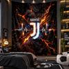 Arazzo da Appendere a Parete Tessuto Stampato Juventus FC per Soggiorno Camera da Letto Decorazione per la Casa