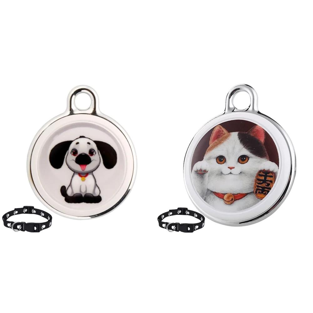 Evcil Hayvan Kaybolmaya Karşı GPS İzleyici Bluetooth Uyumlu Akıllı Giyilebilir Su Geçirmez Konum Belirleyici Gerçek Zamanlı İzleme Köpek Kedi Tasması Bulma Cihazı