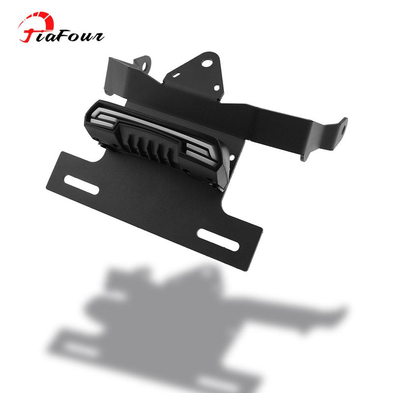 

License Plate Holder For VULCAN S 650 Vulcan Cafe Fender Eliminator Registration LED Tail Light Turn Signal Lamp