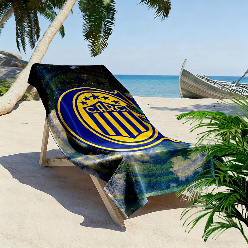 Carc 1889 Print Beach Towel, Large Soft Quick Dry Towel for Beach Camping Swimming