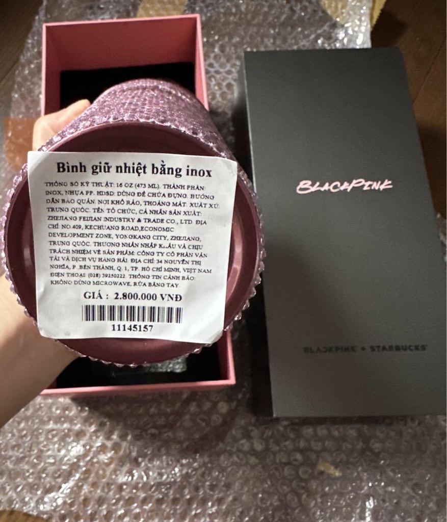 [USED] BLACKPINK x Starbucks collaboration tumbler