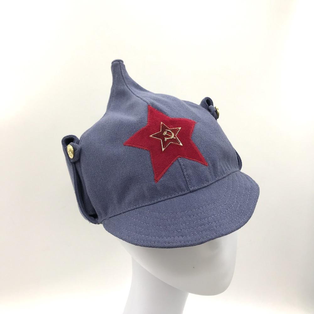 Фуражка Буджуни Разноцветная шерстяная кавалерийская фуражка Фуражка Баоэр Фуражка Советской Красной Армии времен Первой мировой войны серый