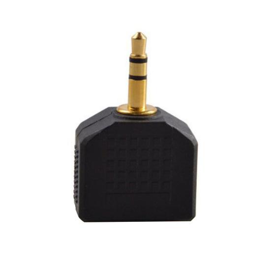 Audio Cord Adapter Portable Audio Devices Connecting Compact 3.5mm 1 To 2 Audio Y Splitter for Couples