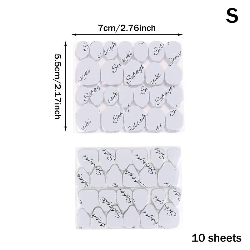 240Pcs Double-Sided Nail Adhesive Stickers Waterproof Breathable Transparent False Nail Glue Sticker Jelly Nail Tips Diy Tools