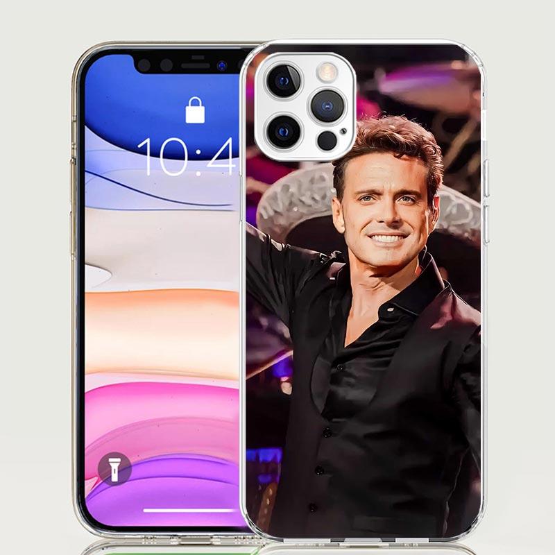 L-Luis M-Miguel Singer Phone Case For Iphone 11 12 13 Mini 14 15 Plus 17 Air 16 Pro Max 16E 7 8 SE Art Customized Coque Capa