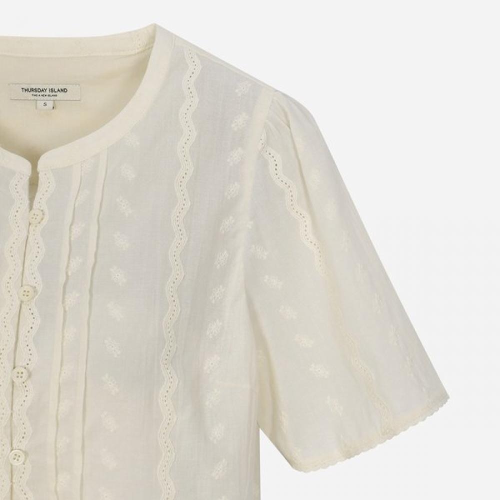 Thursday Island Women Lace Blouse White T264mbl219w