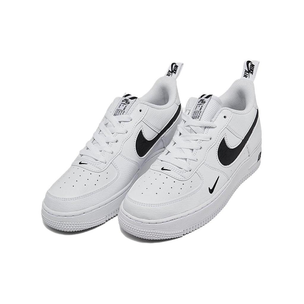 New Nike Air Force 1 LV8 'Multi Etch Swoosh White' GS FV7020-100