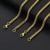 Jewelry Stainless Steel Keel Chain Titanium Steel Flower Basket Chain Necklace
