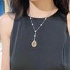 Noble Adjustable Gemstone Three-Piece Set: Yellow Diamond Teardrop Earrings, Necklace, and Ring - Versatile High-End Design