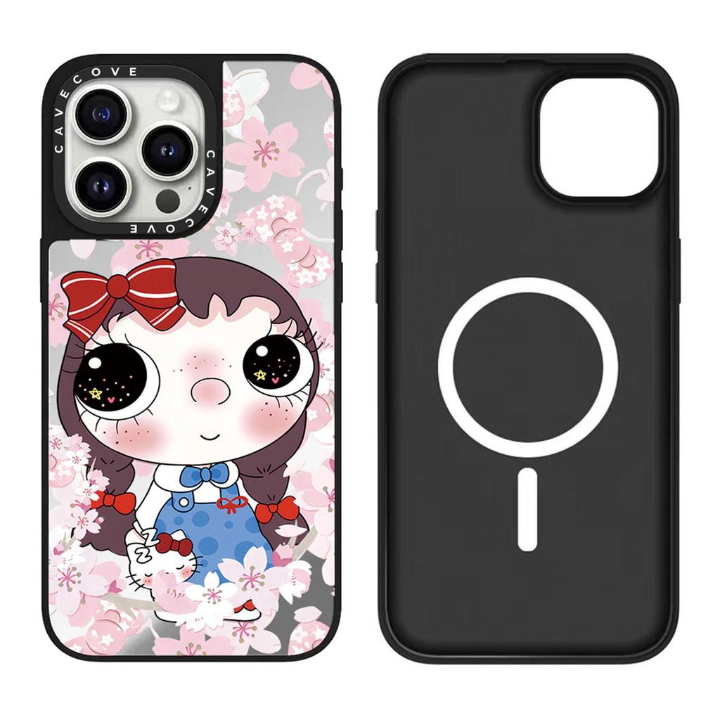 Sunflower KT Cat MagSafe Case for iPhone 17 Pro Max & 16 Pro