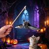 USB Rechargeable Cat Toys for Pets Flapping Bat Toy, Electric Chirping Bird Interactive Automatic Moving Plush Toy with Wings Indoor Kittens And Dogs
