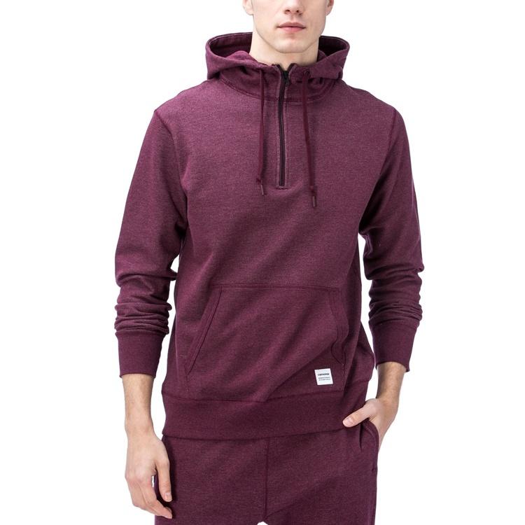 Converse Half Zip Hoodie Asia Sizing 'Red' Men's 10004623-A02