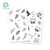 Ricalon Blue Luminous Love Couple Finger Tattoo Stickers