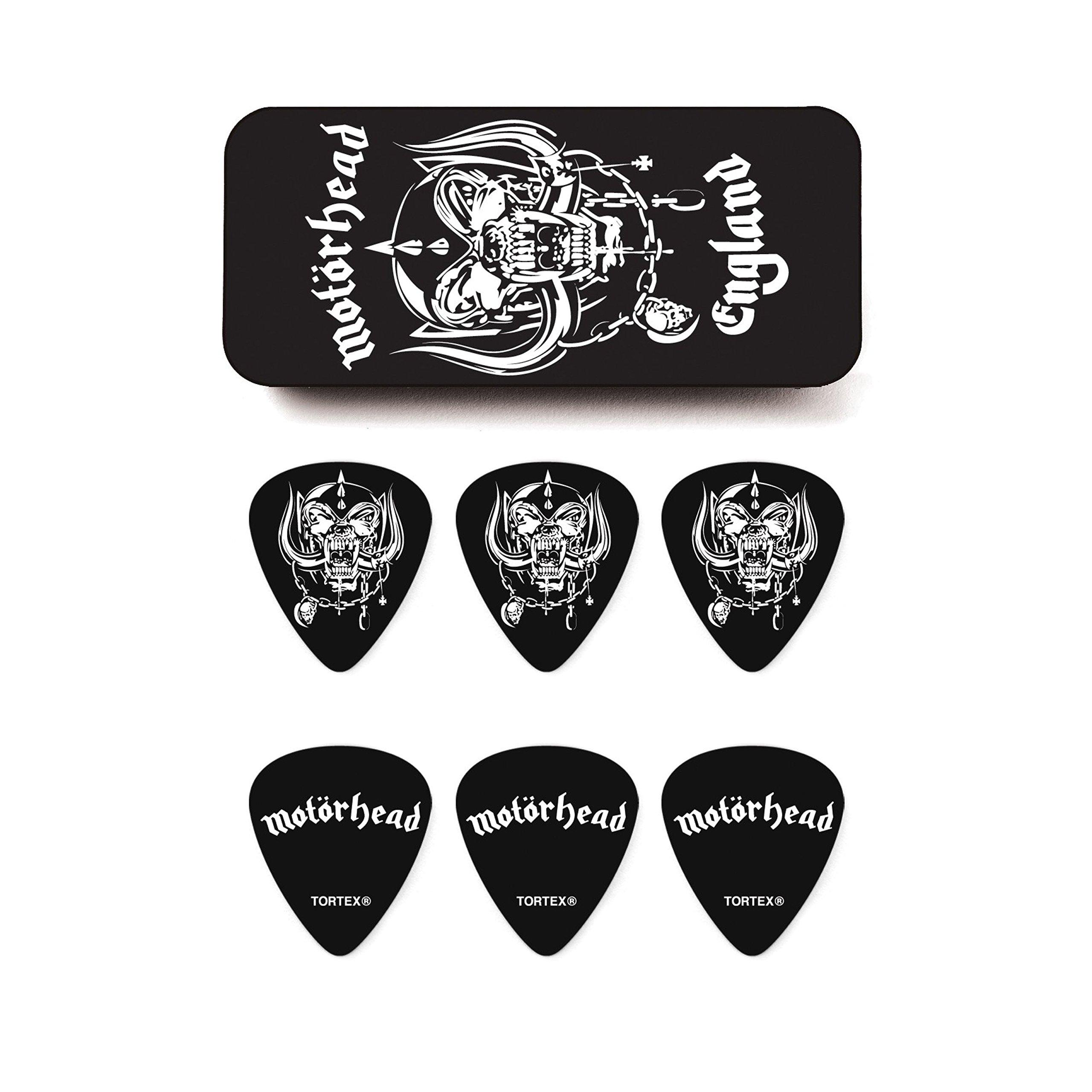 

Jim Dunlop Motorhead Набор футляров для медиаторов Warpig Pick 0.88 и (Жестяная банка Motörhead) белый