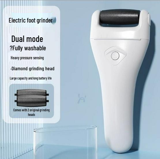 USB Rechargeable Electric Foot File with Digital Display, Water-Resistant Callus Remover, and Automatic Pedicure Tool.