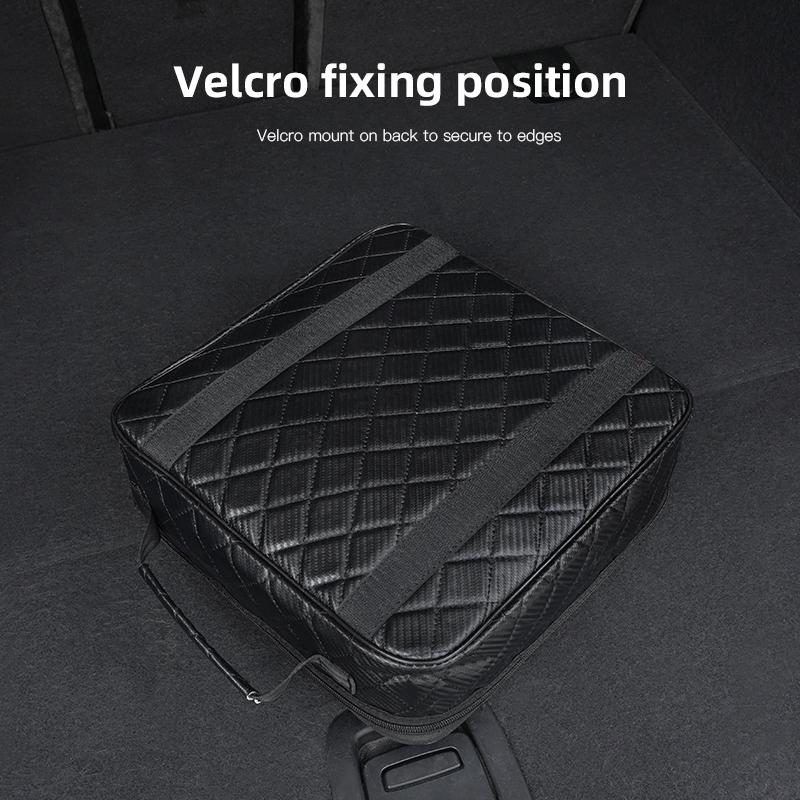 Car Leather Storage Bag High-capacity Auto Trunk Handbag For Honda Civic Accord Crosstour Spirior Odyssey Avancier UR-V Sienna