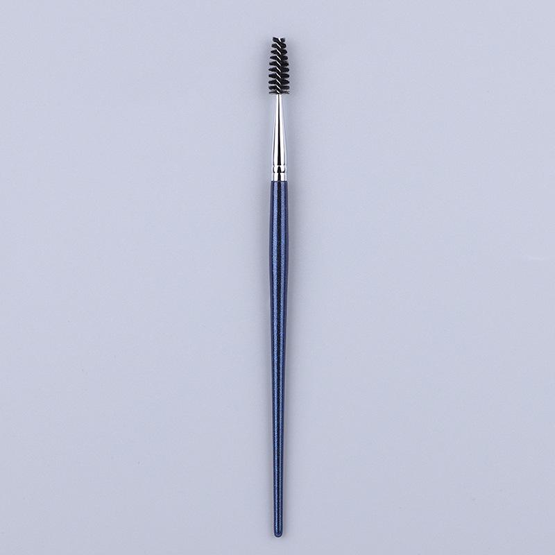 

Набор кистей для макияжа из 15 предметов из натуральной шерсти с медными ручками - Включает кисти для хайлайтера, теней и расческу для ресниц