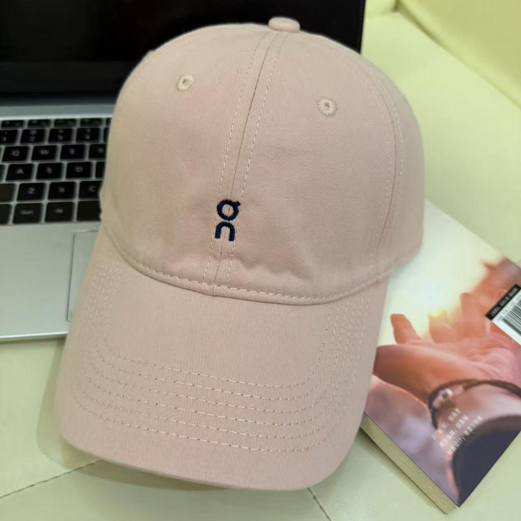 On Ang brand embroidered baseball cap women's new canvas cap casual versatile men's summer sun protection show small face