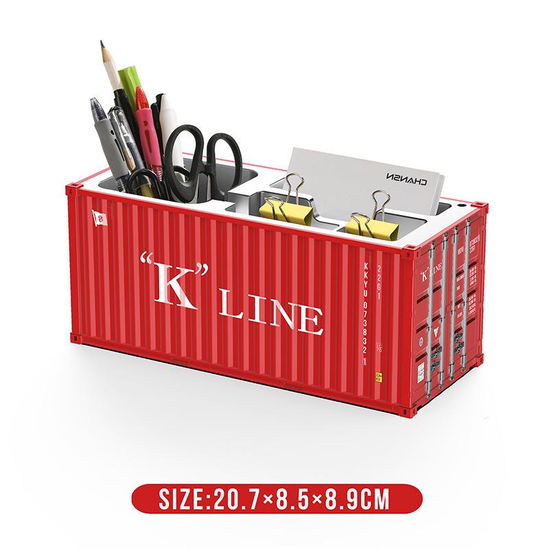 Mini 1:30 Scale Desktop Pen Holder & Business Card Storage Box with Custom Logo