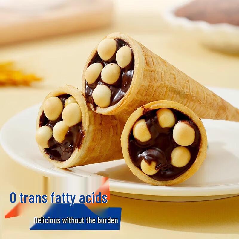 Ovaltine Cocoa Crisp Waffle Cones