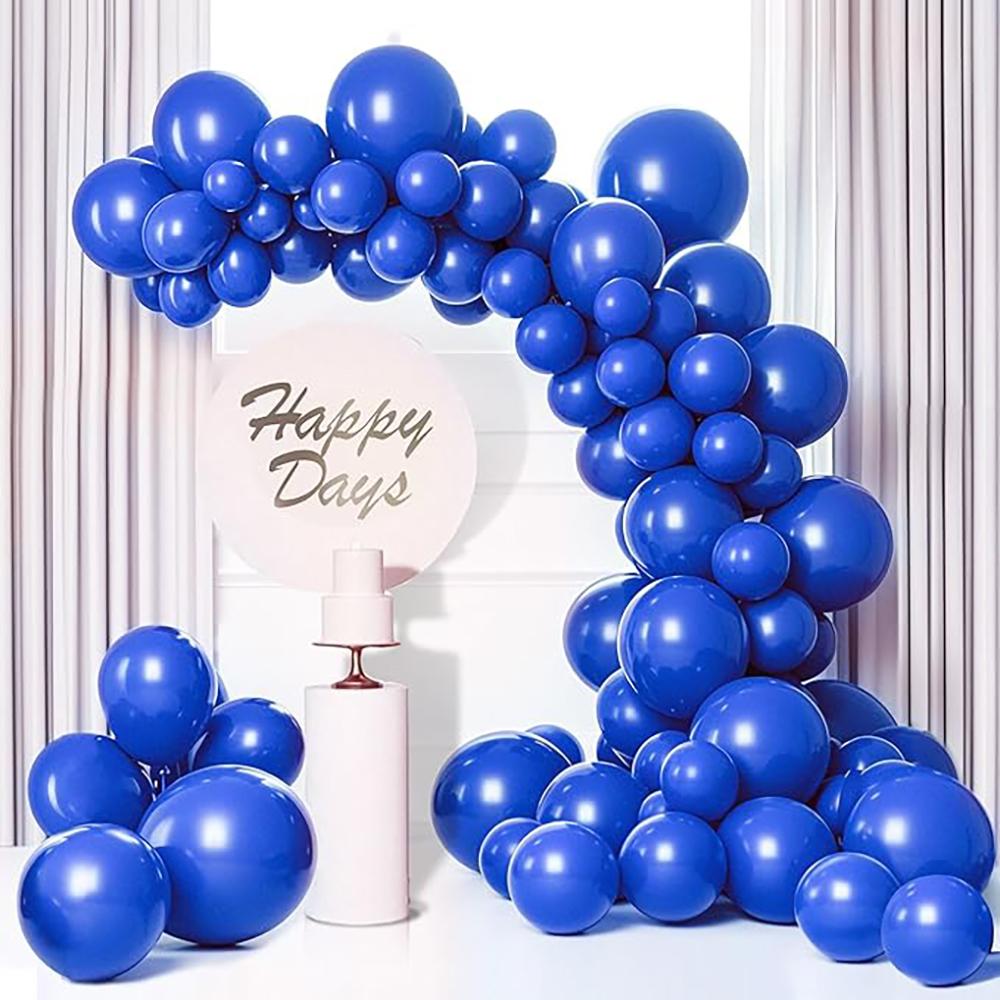 110pcs Birthday Party Decor Balloons Garland Royal Blue Ballon Arch Kit Gender Reveal Baby Shower Bride Shower Decoration Globos